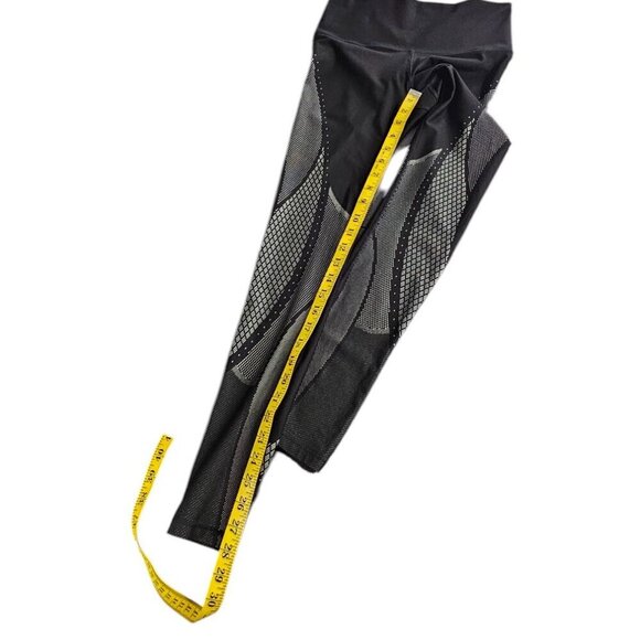 Lululemon Mapped Out High-Rise Tight 28" Black / Glacier Grey, Sense Knit, SZ 8 - Picture 5 of 10